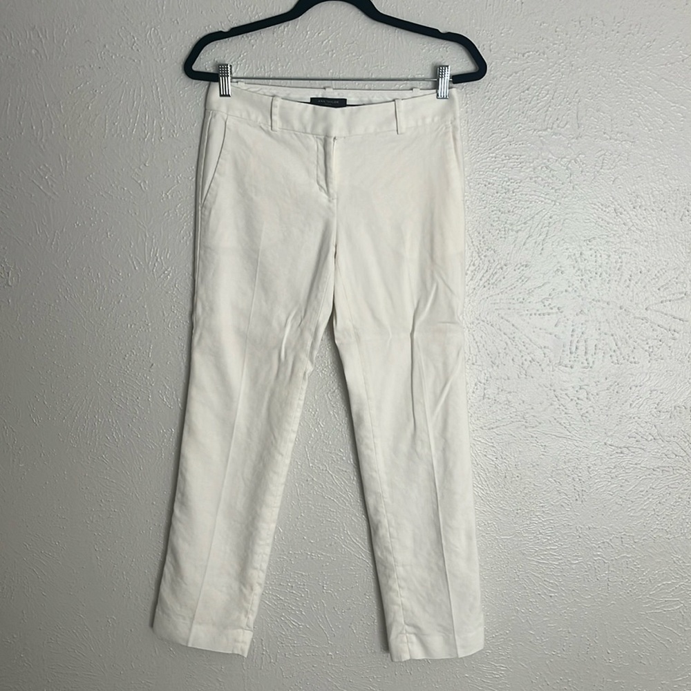 White cotton pants